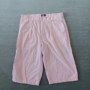 Vintage Polo Ralph Lauren Shorts Mens 36 Red Hickory Striped Seersucker Bermuda